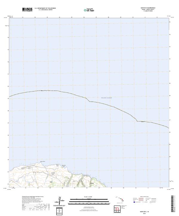 Hawi OE N, HI — USGS 7.5-minute topo (2024)