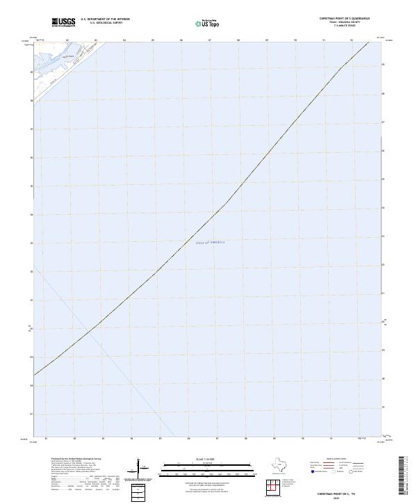Christmas Point OE S, TX — USGS 7.5-minute topo (2025)