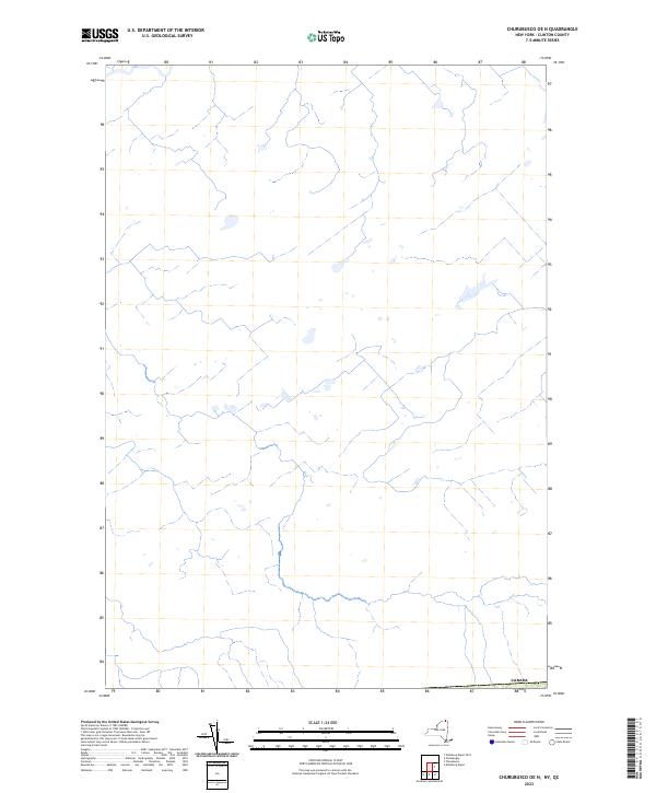 Churubusco OE N, NY-QC — USGS 7.5-minute topo (2023)