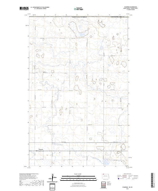 Stampede, ND-SK — USGS 7.5-minute topo (2024)
