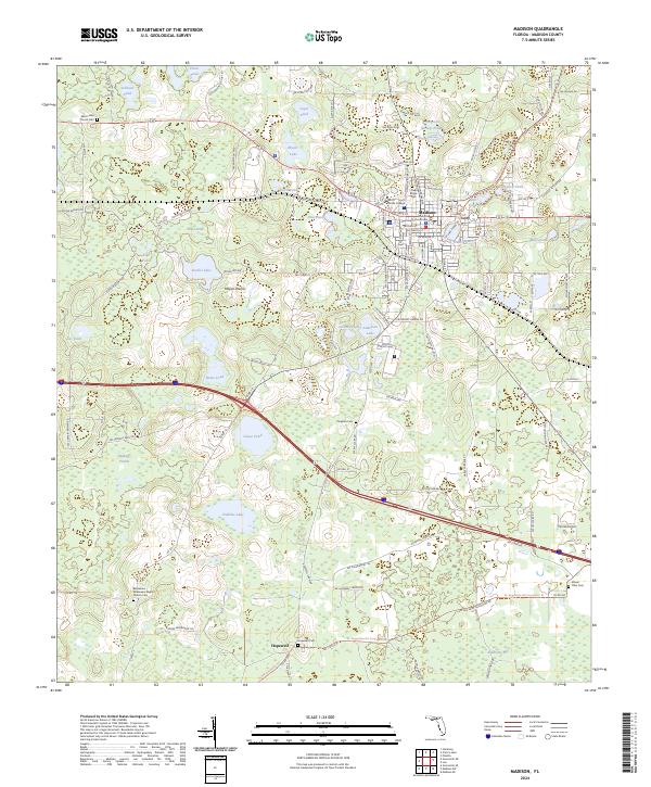Madison, FL — USGS 7.5-minute topo (2024)