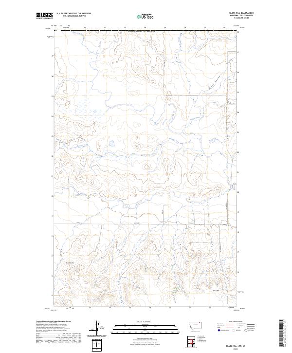 Glass Hill, MT-SK — USGS 7.5-minute topo (2024)