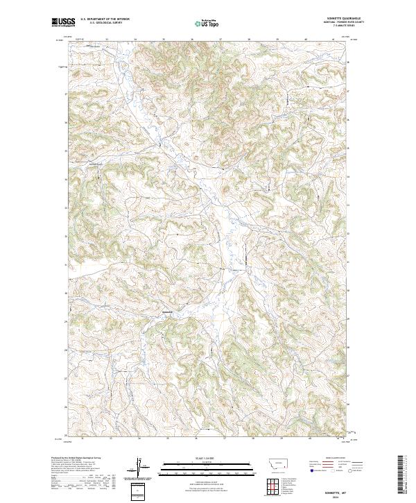 Sonnette, MT — USGS 7.5-minute topo (2024)