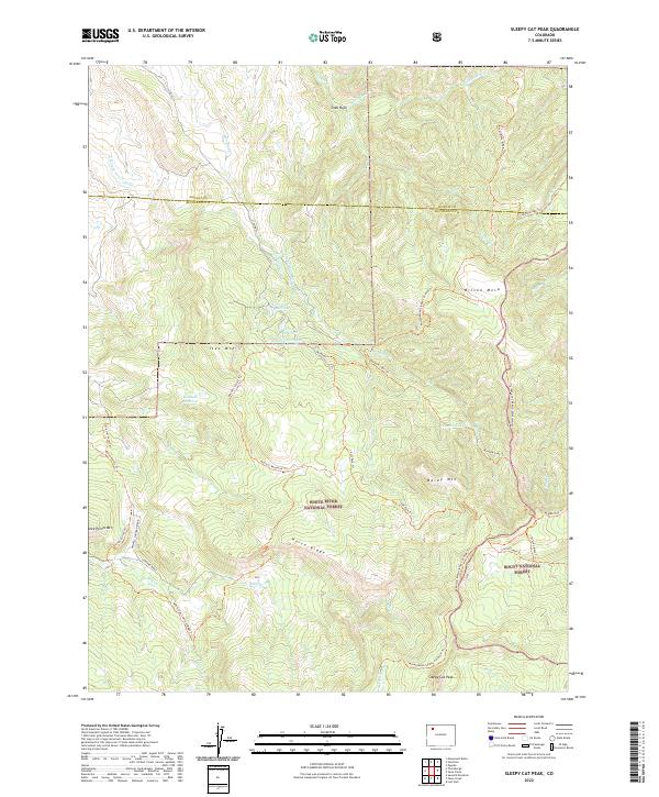 Sleepy Cat Peak, CO — USGS 7.5-minute topo (2022)