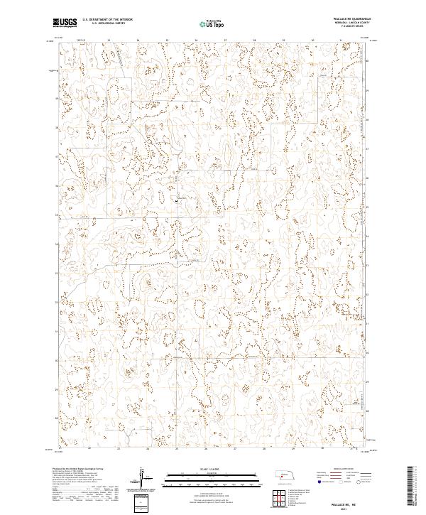Wallace NE, NE — USGS 7.5-minute topo (2021)