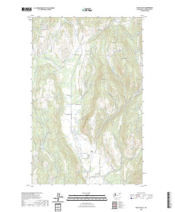 Echo Valley, WA — USGS 7.5-minute topo (2023)