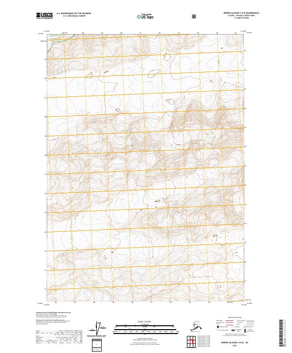 Bering Glacier C-8 SE, AK — USGS 7.5-minute topo (2024)