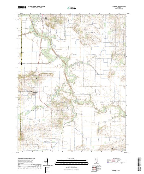 Springerton, IL — USGS 7.5-minute topo (2024)
