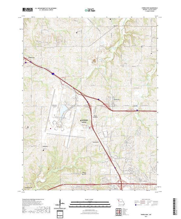 Ferrelview, MO — USGS 7.5-minute topo (2021)