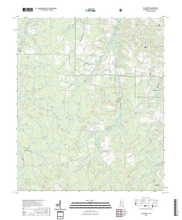 Hillsboro, MS — USGS 7.5-minute topo (2024)