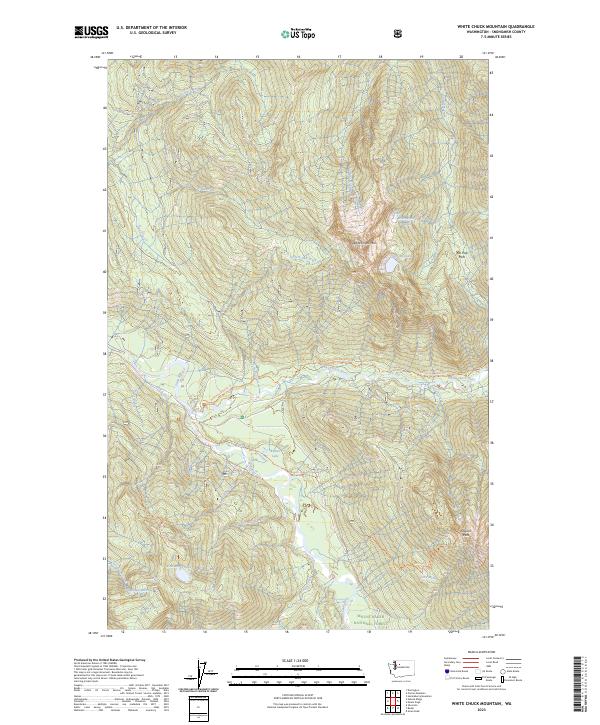 White Chuck Mountain, WA — USGS 7.5-minute topo (2023)