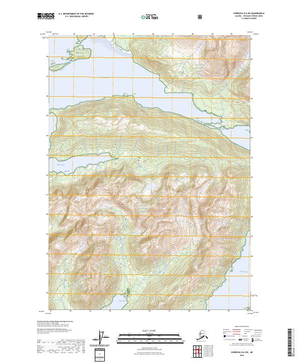 Cordova D-6 SW, AK — USGS 7.5-minute topo (2024)