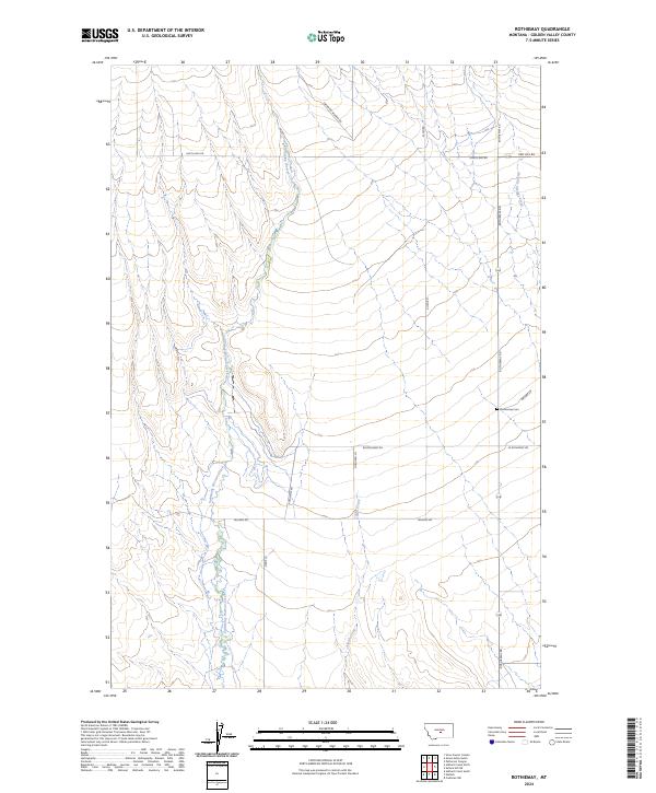 Rothiemay, MT — USGS 7.5-minute topo (2024)