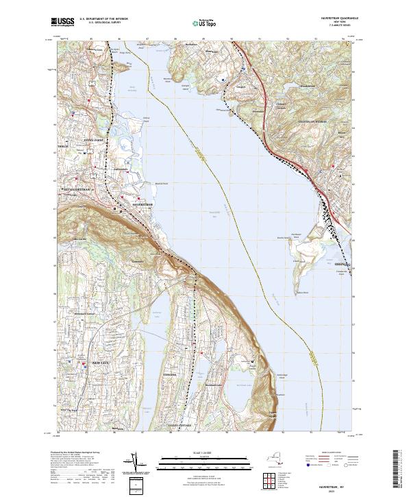 Haverstraw, NY — USGS 7.5-minute topo (2023)
