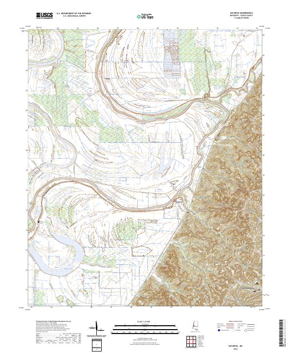 Satartia, MS — USGS 7.5-minute topo (2024)