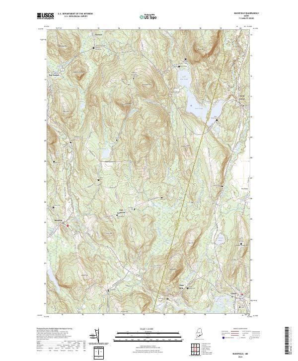 Buckfield, ME — USGS 7.5-minute topo (2024)