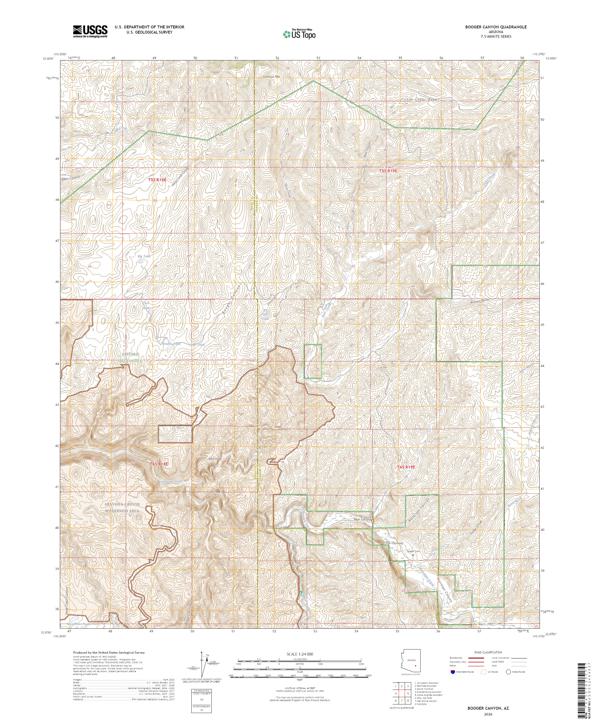 Booger Canyon, AZ — USGS 7.5-minute topo (2026)