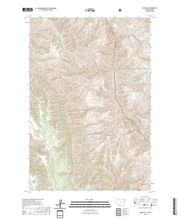 Lord Flat, OR-ID — USGS 7.5-minute topo (2024)