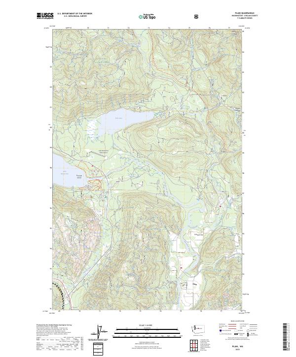 Plain, WA — USGS 7.5-minute topo (2023)