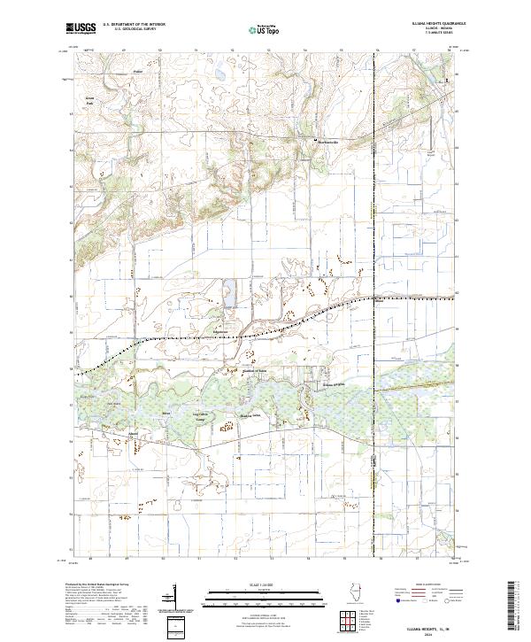 Illiana Heights, IL-IN — USGS 7.5-minute topo (2024)