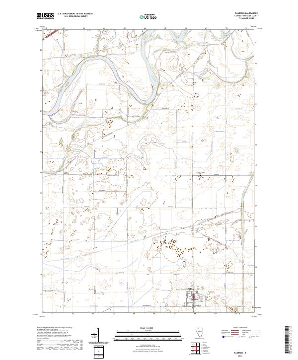 Tampico, IL — USGS 7.5-minute topo (2024)