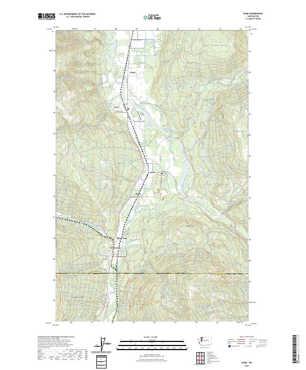 Acme, WA — USGS 7.5-minute topo (2023)