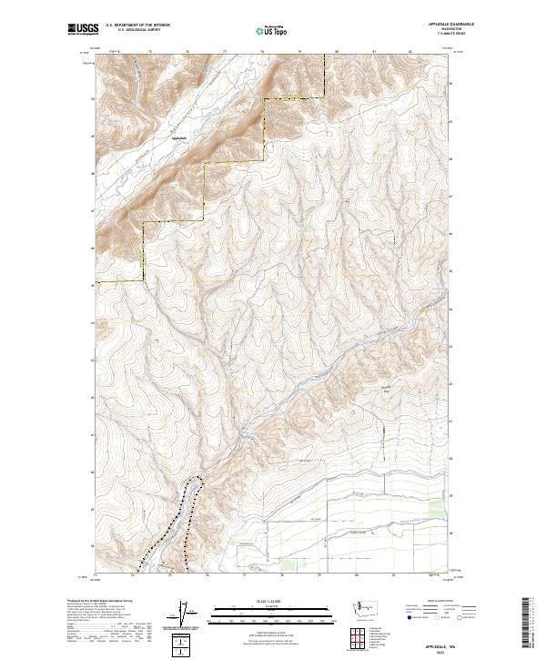 Appledale, WA — USGS 7.5-minute topo (2023)
