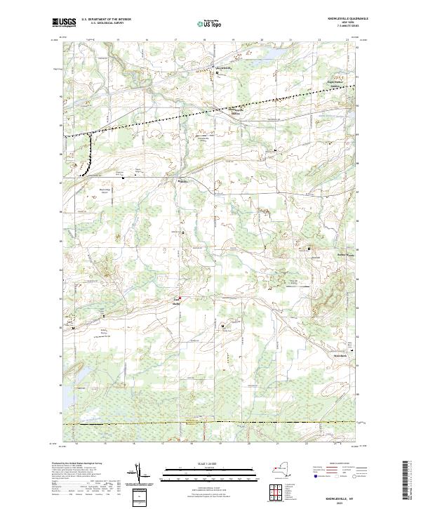 Knowlesville, NY — USGS 7.5-minute topo (2023)