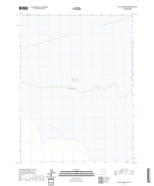East of Goshute Wash, UT — USGS 7.5-minute topo (2023)