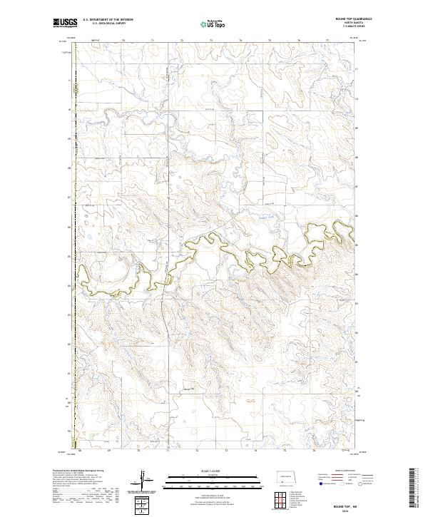 Round Top, ND — USGS 7.5-minute topo (2024)