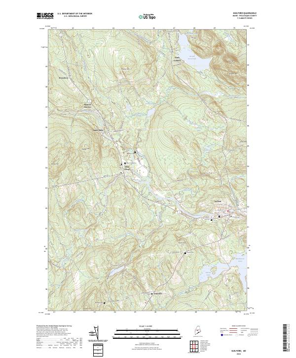 Guilford, ME — USGS 7.5-minute topo (2024)