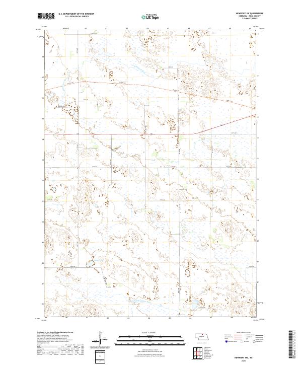 Newport SW, NE — USGS 7.5-minute topo (2021)