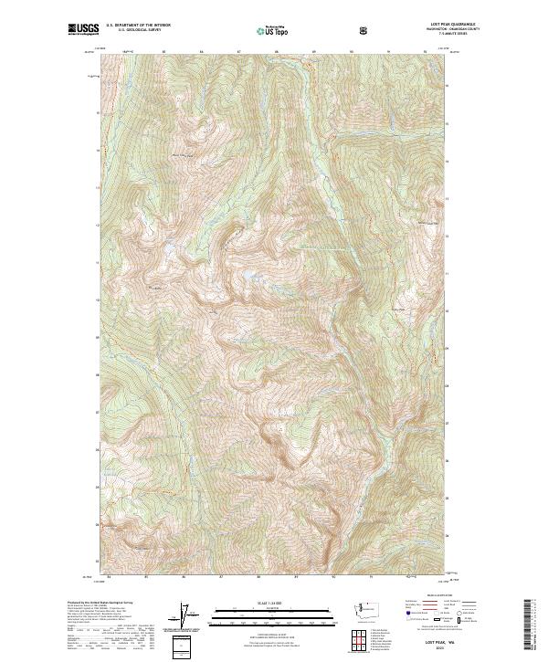 Lost Peak, WA — USGS 7.5-minute topo (2023)
