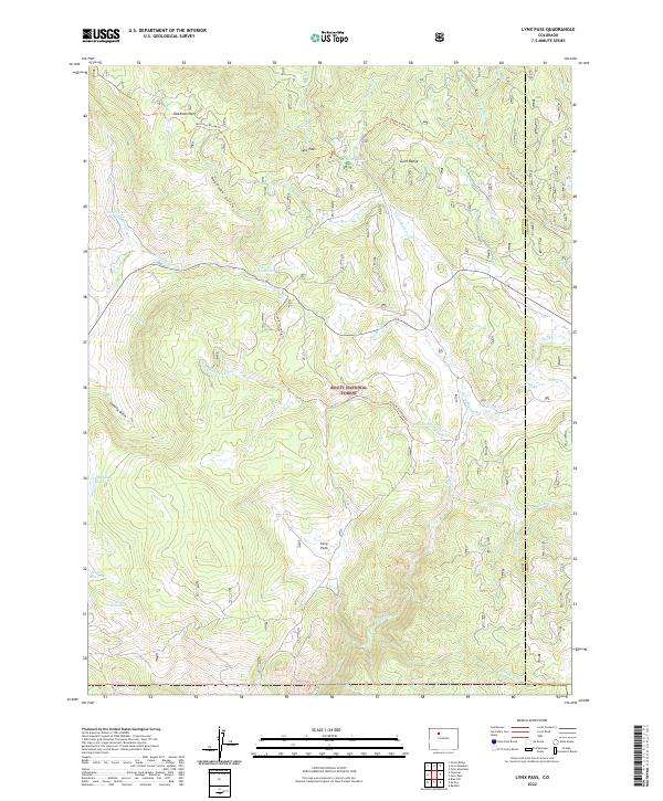 Lynx Pass, CO — USGS 7.5-minute topo (2022)
