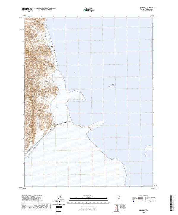 Plug Peak, UT — USGS 7.5-minute topo (2023)