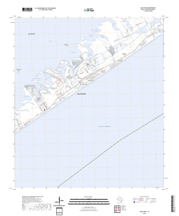 Lake Como, TX — USGS 7.5-minute topo (2025)