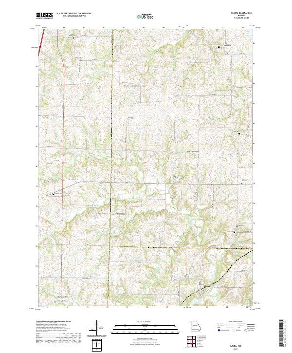 Elmira, MO — USGS 7.5-minute topo (2021)