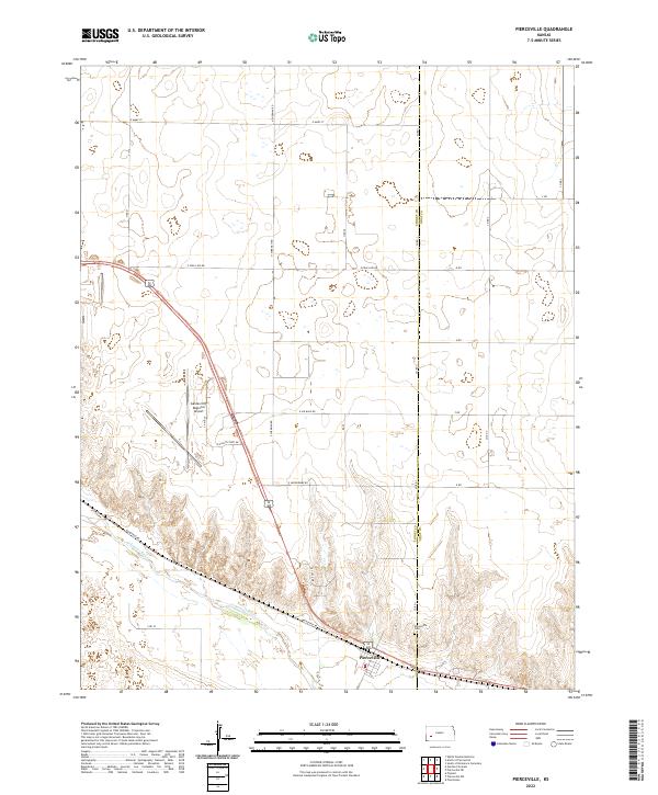 Pierceville, KS — USGS 7.5-minute topo (2022)