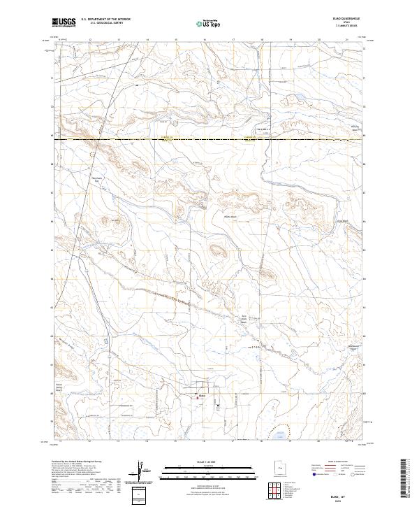 Elmo, UT — USGS 7.5-minute topo (2023)
