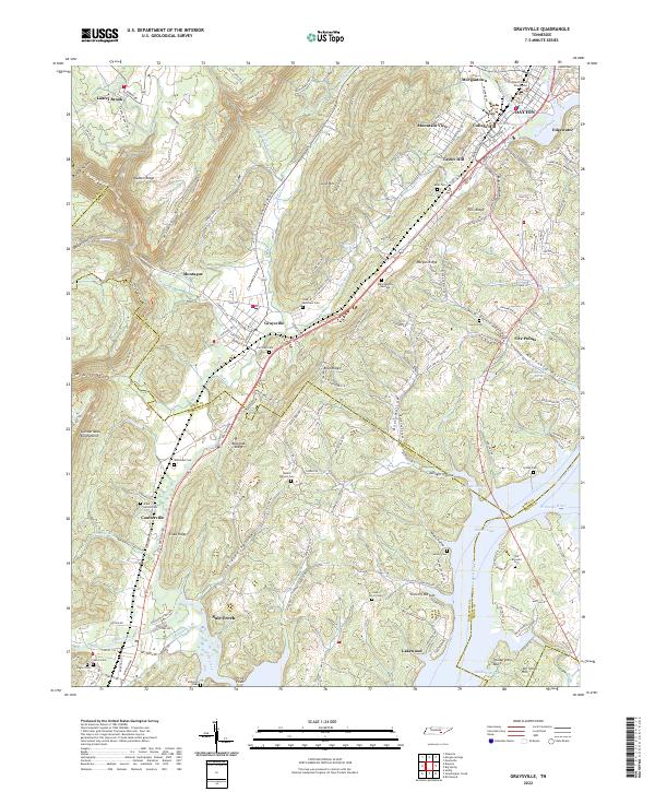 Graysville, TN — USGS 7.5-minute topo (2022)
