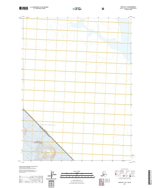 Yakutat C-1 SE, AK-BC — USGS 7.5-minute topo (2021)
