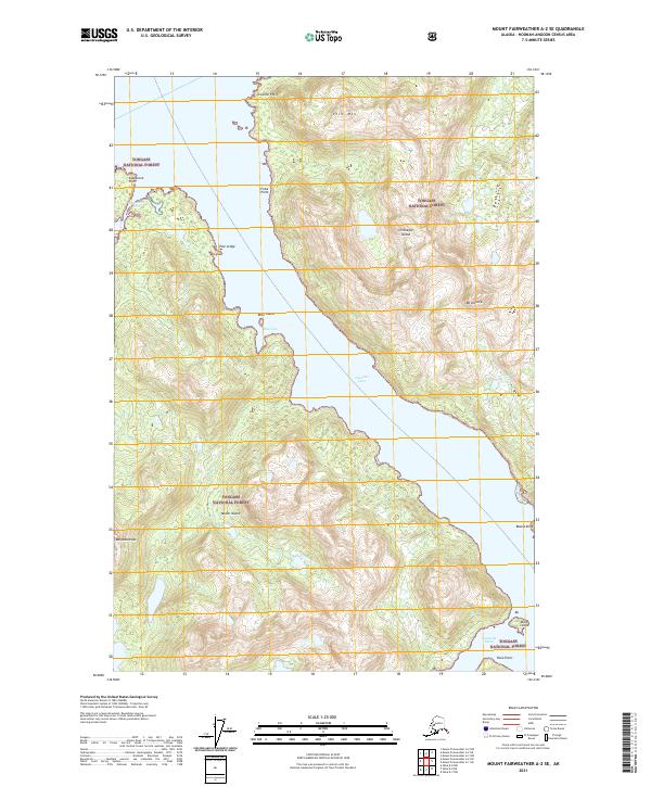 Mount Fairweather A-2 SE, AK — USGS 7.5-minute topo (2021)