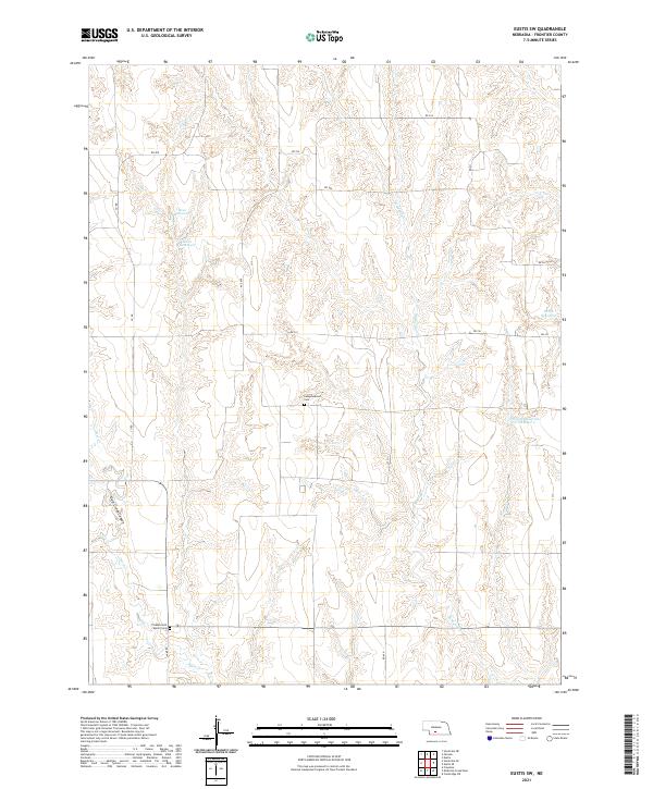 Eustis SW, NE — USGS 7.5-minute topo (2021)