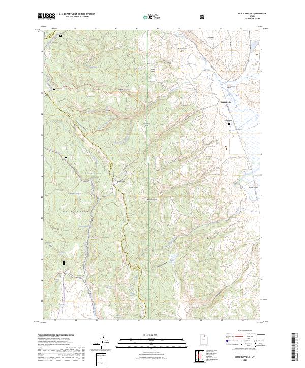 Meadowville, UT — USGS 7.5-minute topo (2023)