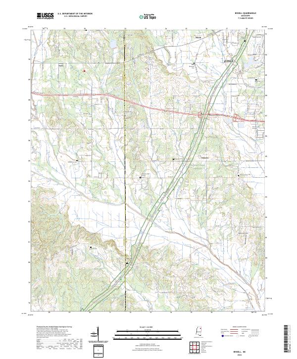Bissell, MS — USGS 7.5-minute topo (2024)