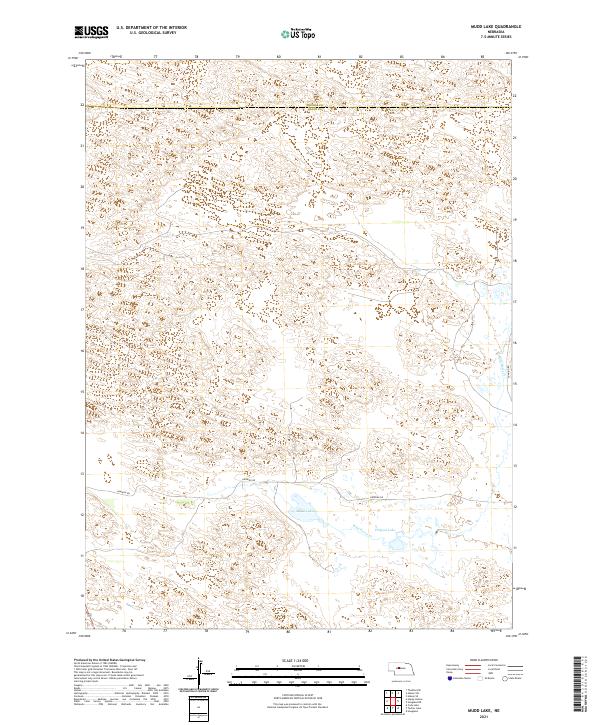 Mudd Lake, NE — USGS 7.5-minute topo (2021)