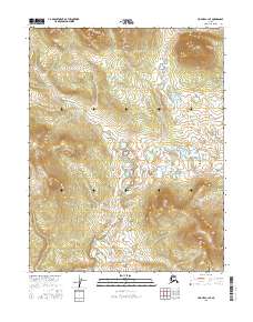 Hughes C-1 SE, AK — USGS 7.5-minute topo (2016)