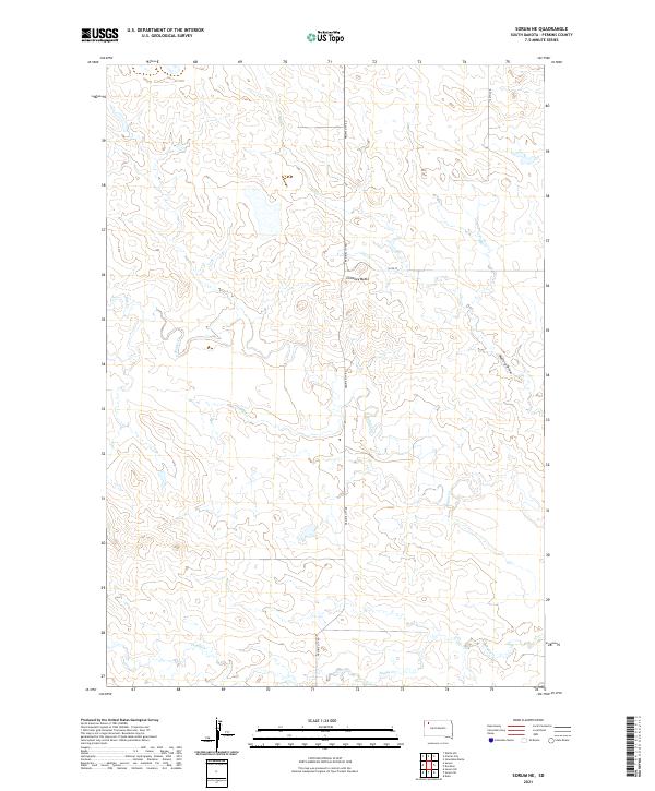 Sorum NE, SD — USGS 7.5-minute topo (2021)
