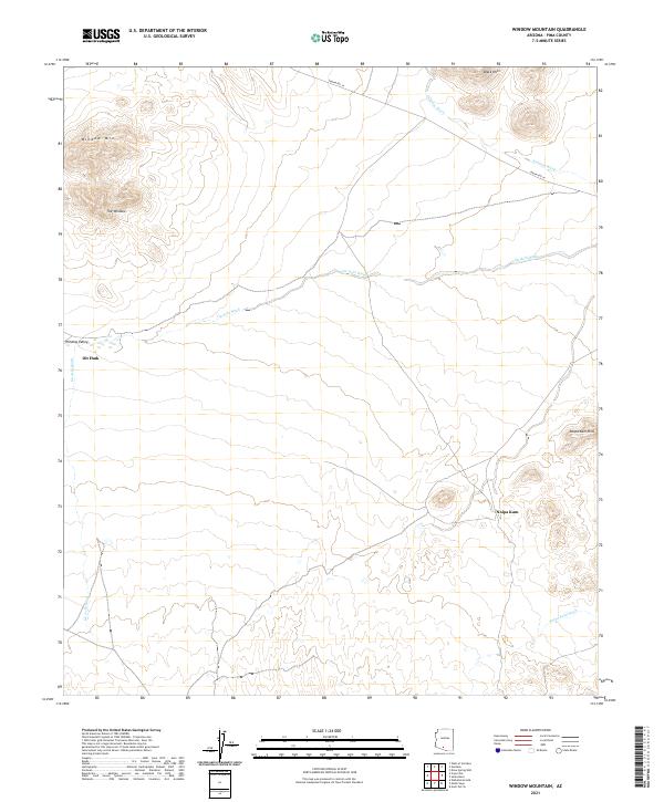 Window Mountain, AZ — USGS 7.5-minute topo (2021)