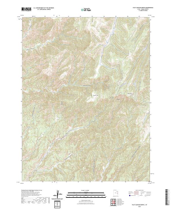 Floy Canyon North, UT — USGS 7.5-minute topo (2023)